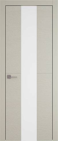 Дверь Tivoli Ж-3 Серо-оливковая эмаль по шпону (RAL 7032) со стеклом