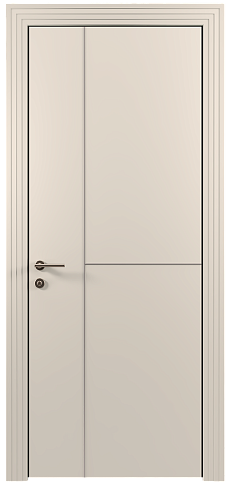 Дверь Tivoli Г-1 Бежевая эмаль (RAL 9010) без стекла