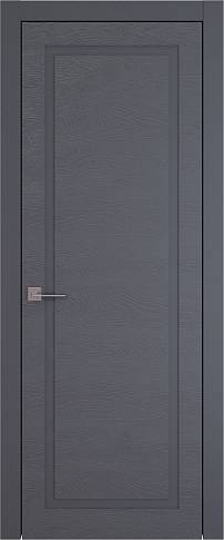 Дверь Tivoli Д-5 Графитово-серая эмаль по шпону (RAL 7024) без стекла