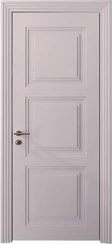Дверь Milano Neo Classic Scalino Серый Флокс эмаль (RAL 358-71-02) без стекла