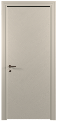 Дверь Tivoli Л-1 Жемчужная эмаль по шпону (RAL 1013) без стекла