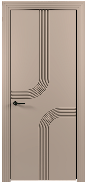 Межкомнатная дверь Armonia / Армония, Без стекла (ДГ), цвет - Бежевое Ядро Миндаля эмаль (RAL 070-85-05)