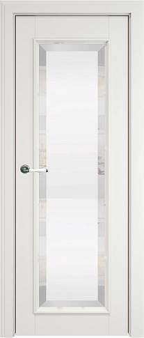 Дверь Domenica Porta Classic LUX Белая эмаль (RAL 9003) со стеклом