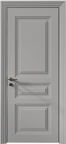 Дверь Imperia-R Neo Classic Scalino Серая эмаль (RAL 7047) без стекла