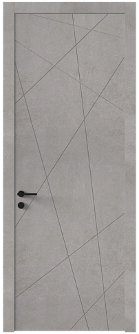 Дверь Tivoli В-5 Белый камень без стекла
