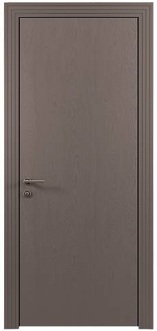 Дверь Tivoli А-1 Теплый Серый эмаль по шпону (RAL 040-60-05) без стекла