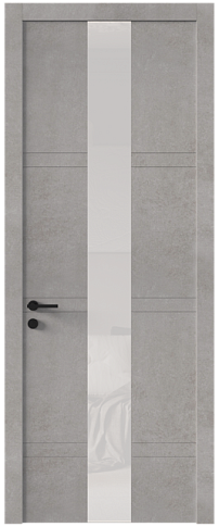Дверь Tivoli / Тиволи Ж-4 Белый камень со стеклом