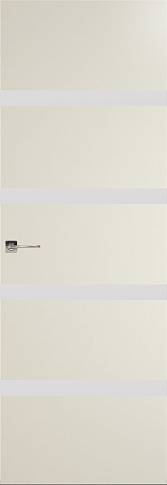 Дверь Tivoli / Тиволи Д-4 Невидимка Жемчужная эмаль (RAL 1013) без стекла
