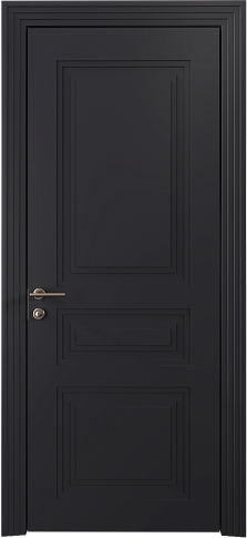 Дверь Imperia-R Neo Classic Scalino Черная эмаль (RAL 9004) без стекла
