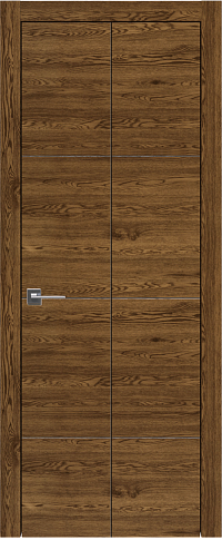 Дверь Tivoli Г-2 Книжка Дуб коньяк без стекла
