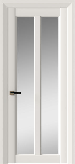 Межкомнатная дверь Prato Neo Classic Decoro, Со стеклом (ДО), цвет - Белая эмаль (RAL 9003)