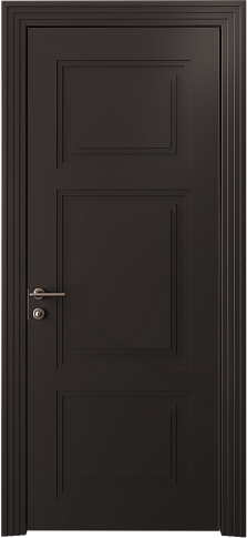 Дверь Siena Neo Classic Scalino Чёрный Базальт эмаль (RAL 040-30-05) без стекла