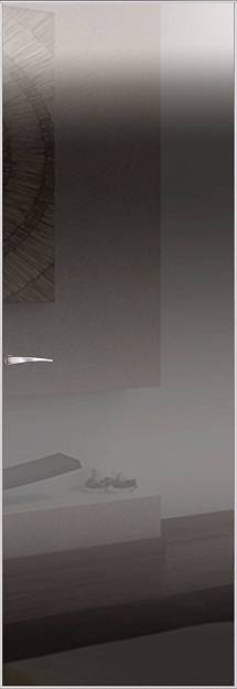 Межкомнатная дверь Tivoli А-1 Невидимка, цвет - Белая эмаль (RAL 9003), Со стеклом (ДО)
