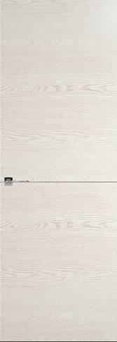 Дверь Tivoli Б-2 Невидимка Белый ясень nano-flex без стекла