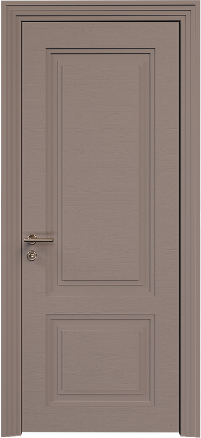 Межкомнатная дверь Dinastia Neo Classic Scalino, цвет - Теплый Серый эмаль по шпону (RAL 040-60-05), Без стекла (ДГ)