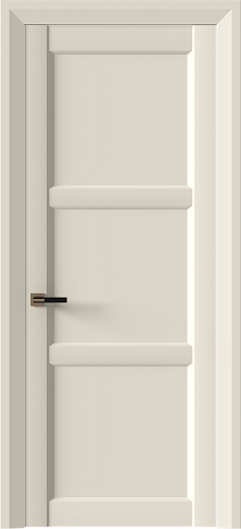 Дверь Milano Neo Classic Decoro Бежевая эмаль (RAL 9010) без стекла