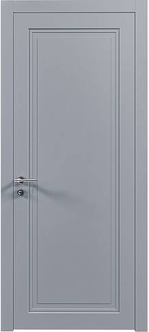 Дверь Domenica Neo&nbsp;Classic Серебристо-серая эмаль (RAL 7045) без стекла
