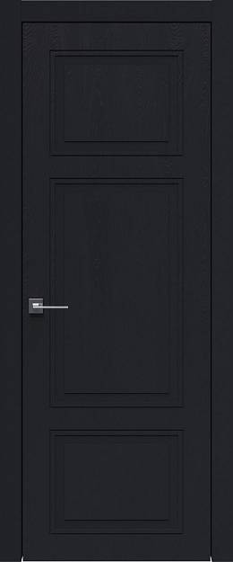Межкомнатная дверь Siena Neo Classic, цвет - Черная эмаль по шпону (RAL 9004), Без стекла (ДГ)
