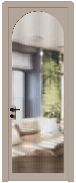 Межкомнатная дверь Luna, Со стеклом (ДО), цвет - Серый цемент эмаль (RAL 060-70-10)