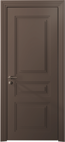Дверь Imperia-R Neo Classic Scalino Коричневый Тик эмаль (RAL 050-50-10) без стекла