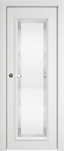 Дверь Domenica Porta Classic LUX Бежевая эмаль (RAL 9010) со стеклом