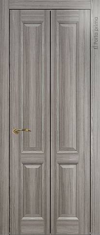 Дверь Dinastia Книжка Porta Classic Орех пепельный без стекла