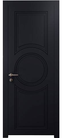 Дверь Ravenna Neo&nbsp;Classic Черная эмаль (RAL 9004) без стекла