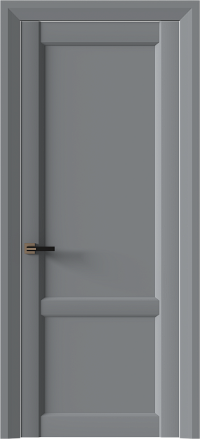 Межкомнатная дверь Dinastia Neo Classic Decoro, Без стекла (ДГ), цвет - Серебристо-серая эмаль (RAL 7045)