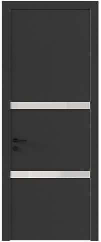 Дверь Tivoli В-4 Диамант серый со стеклом