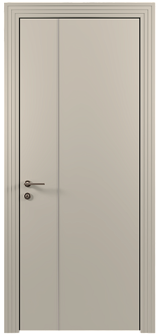 Дверь Tivoli / Тиволи В-1 Жемчужная эмаль (RAL 1013) без стекла
