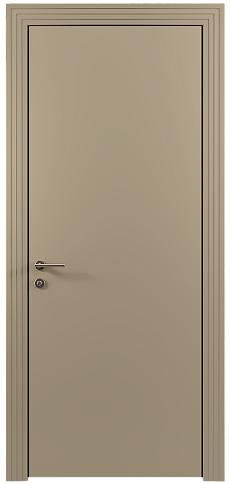 Дверь Tivoli / Тиволи А-4 Серое Льняное волокно эмаль (RAL 075-70-10) без стекла