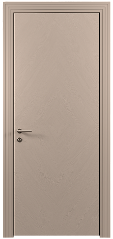 Дверь Tivoli К-1 Бежевое Ядро Миндаля эмаль по шпону (RAL 070-85-05) без стекла