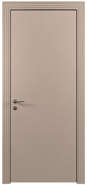 Межкомнатная дверь Tivoli К-1, Без стекла (ДГ), цвет - Бежевое Ядро Миндаля эмаль по шпону (RAL 070-85-05)