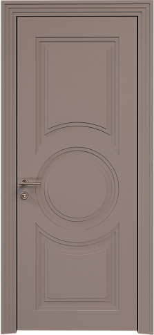 Дверь Ravenna Neo Classic Scalino Теплый Серый эмаль по шпону (RAL 040-60-05) без стекла