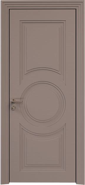 Межкомнатная дверь Ravenna Neo Classic Scalino, цвет - Теплый Серый эмаль по шпону (RAL 040-60-05), Без стекла (ДГ)