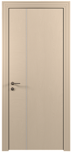 Дверь Tivoli В-1 Бежевый Мел эмаль по шпону (RAL 075-80-10) без стекла