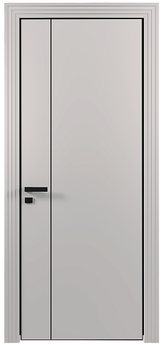 Дверь Piazza Moderno / Пиазза Модерно Серая эмаль (RAL 7047) без стекла