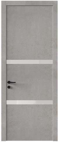 Дверь Tivoli В-4 Белый камень со стеклом