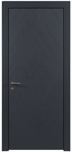 Дверь Tivoli К-1 Графитово-серая эмаль по шпону (RAL 7024) без стекла