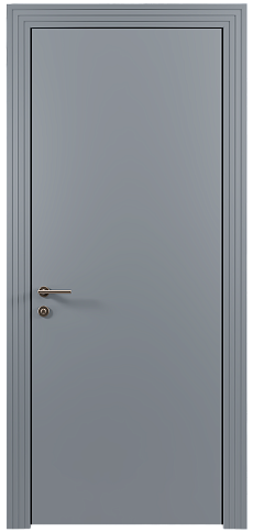 Дверь Tivoli А-1 Серебристо-серая эмаль (RAL 7045) без стекла