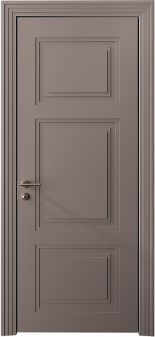 Дверь Siena Neo Classic Scalino Серая стяжка эмаль (RAL 060-60-05) без стекла