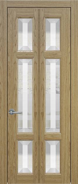 Межкомнатная дверь Siena Porta Classic / Сиена Порта Классик Книжка, Со стеклом (ДО), цвет - Дуб карамель