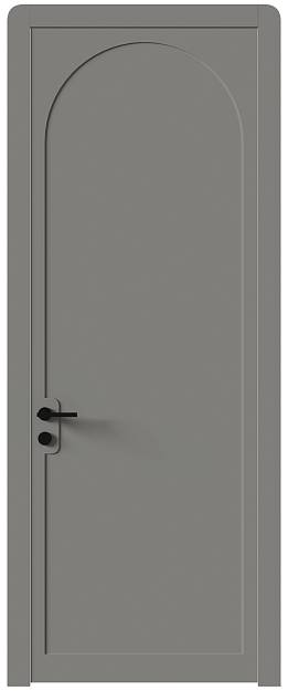 Межкомнатная дверь Luna / Луна, Без стекла (ДГ), цвет - Серая стяжка эмаль (RAL 060-60-05)