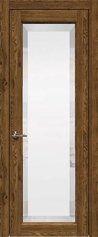 Дверь Domenica Porta Classic Дуб коньяк со стеклом
