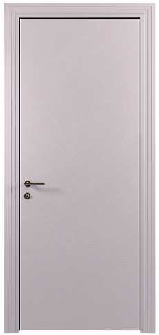 Дверь Tivoli Л-1 Серый Флокс эмаль по шпону (RAL 358-71-02) без стекла