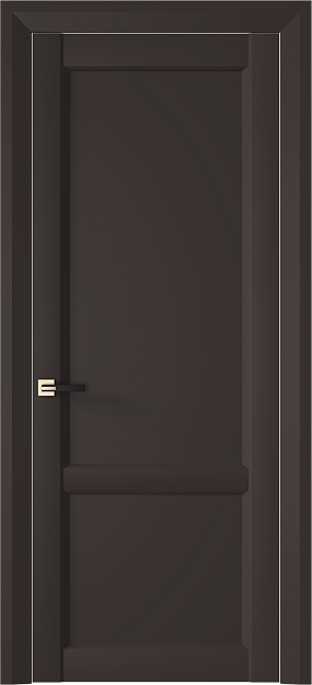 Межкомнатная дверь Dinastia Neo Classic Decoro, Без стекла (ДГ), цвет - Чёрный Базальт эмаль (RAL 040-30-05)