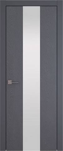 Дверь Tivoli Ж-1 Графитово-серая эмаль по шпону (RAL 7024) со стеклом