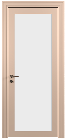 Дверь Tivoli З-1 Серый цемент эмаль (RAL 060-70-10) со стеклом