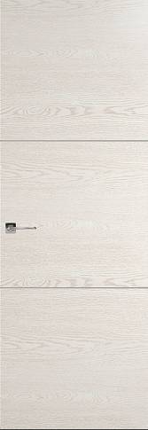 Дверь Tivoli В-2 Невидимка Белый ясень nano-flex без стекла