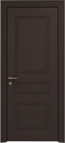 Дверь Imperia-R Neo Classic Scalino Чёрный Базальт эмаль по шпону (RAL 040-30-05) без стекла